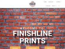 Tablet Screenshot of finishlineprints.com